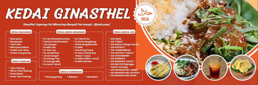 Desain spanduk kedai